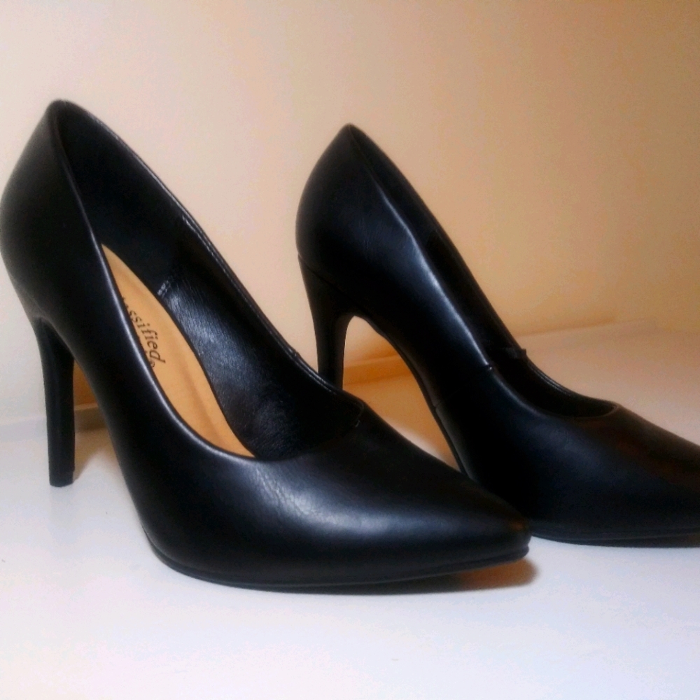 Black 4" Heels
